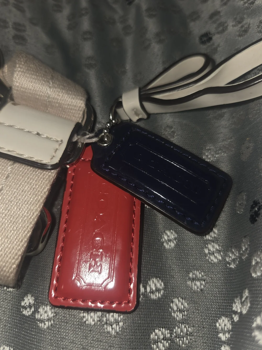 Coach Multicolor Signature Pattern Crossbody in Pink, Orange, Navy & Brown - Picture 6 of 6